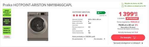 HOTPOINT-ARISTON NM11846GCAPL